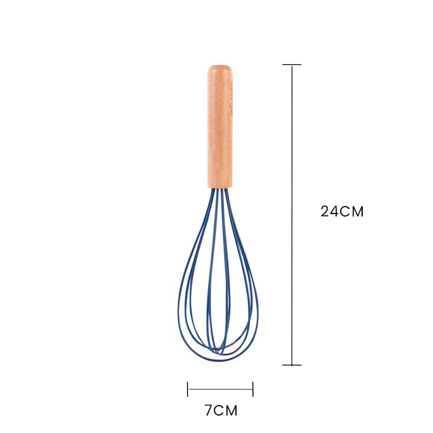 2pcs Beechwood & silicone whisk navy Price