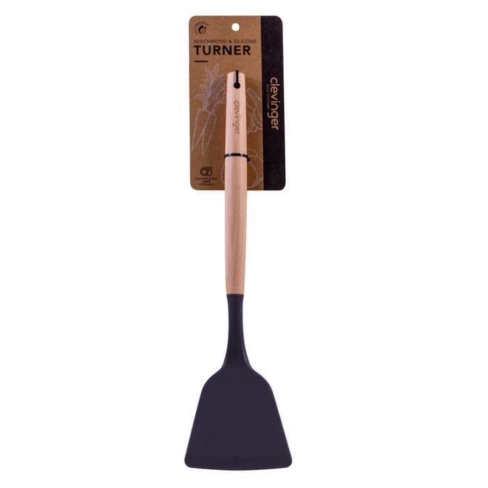 2pcs Beechwood & silicone turner charcoal Price