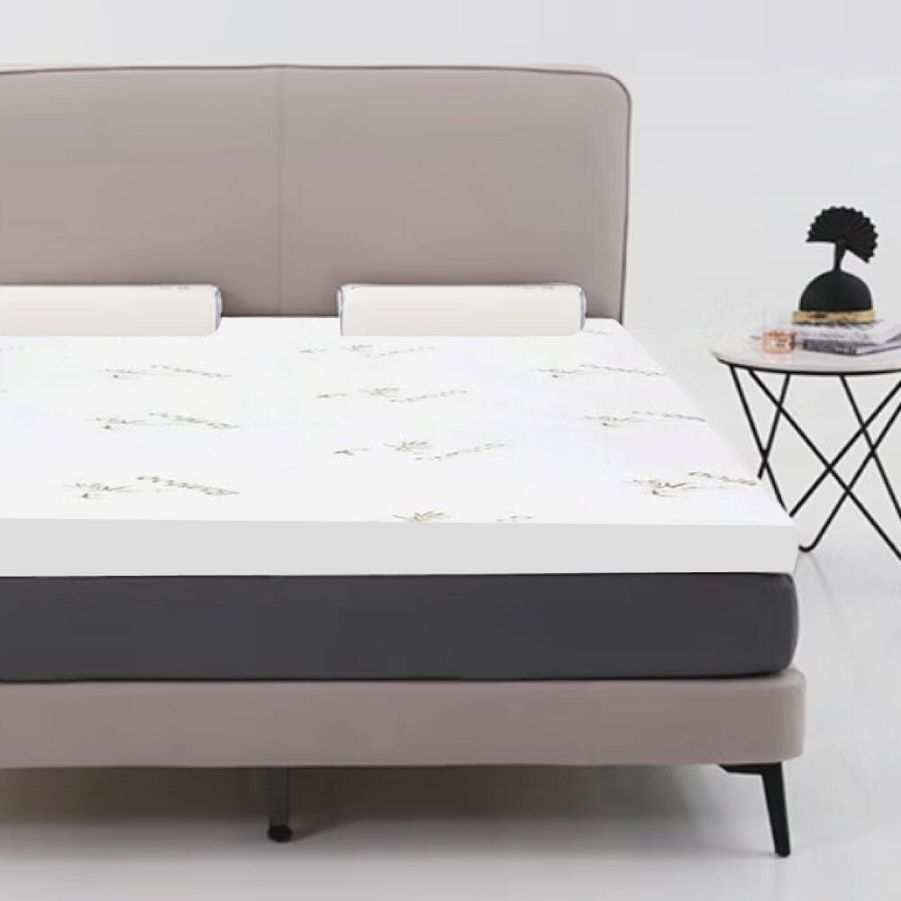 6cm Memory Foam Topper with Bamboo Mattress Cover - Queen Price