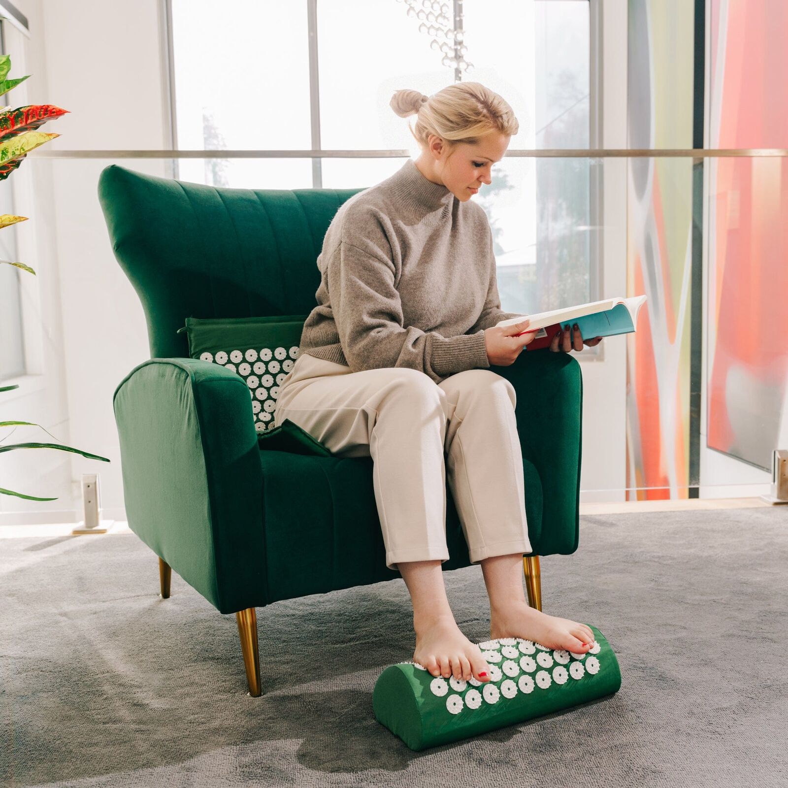 Acupressure Mat and Pillow Set with Bag Price
