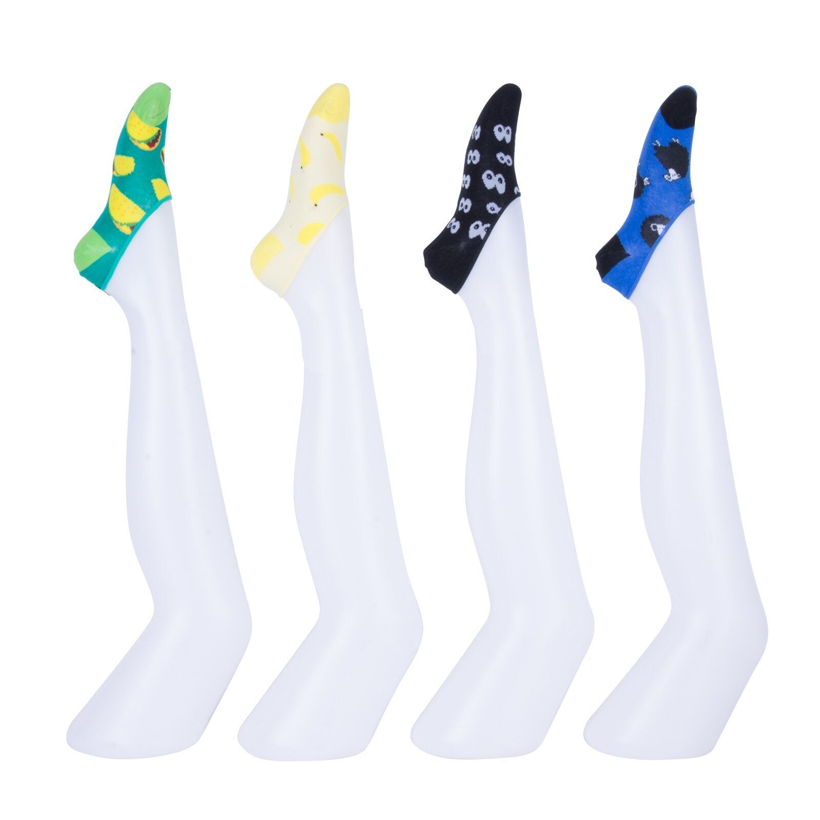 8 Pairs Unisex Novelty No Show Sock Cotton #1 Price