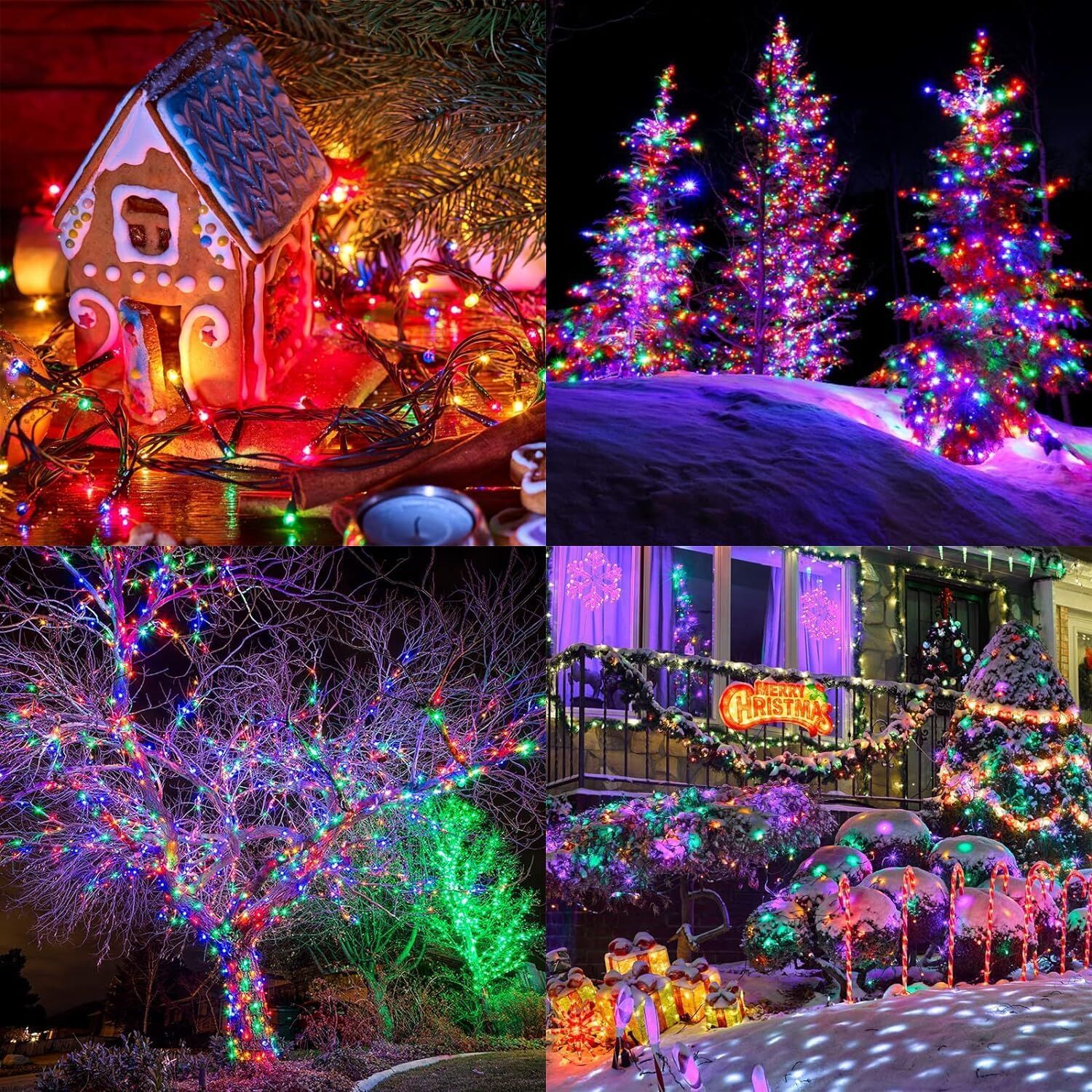 600 Low Voltage LED Bluetooth Speaker & Control Fairy Lights Christmas Decoration Multicolor Price