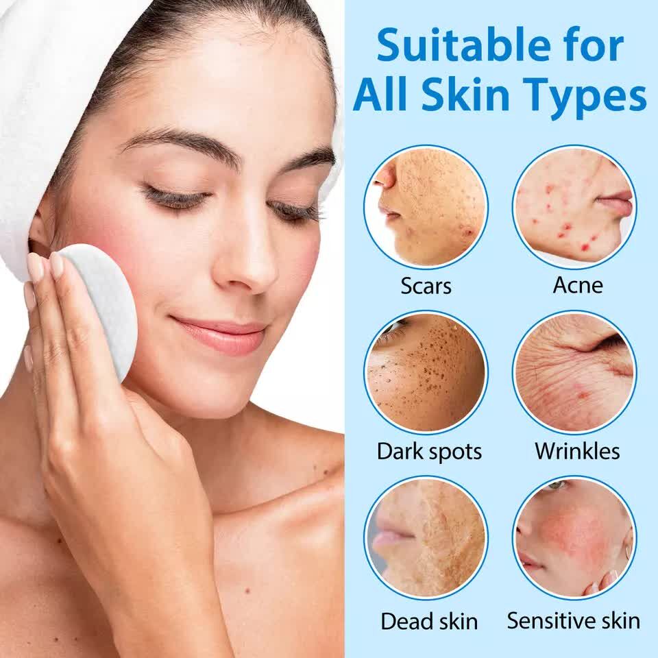 ALIVER Glycolic acid pads with vitamins B3,B5 & C,E 40 PADS Price