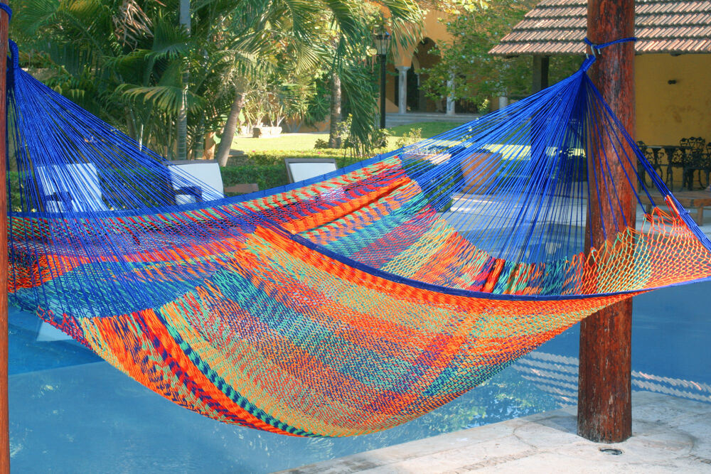 Outdoor undercover cotton Mayan Legacy hammock King size Mexicana Price