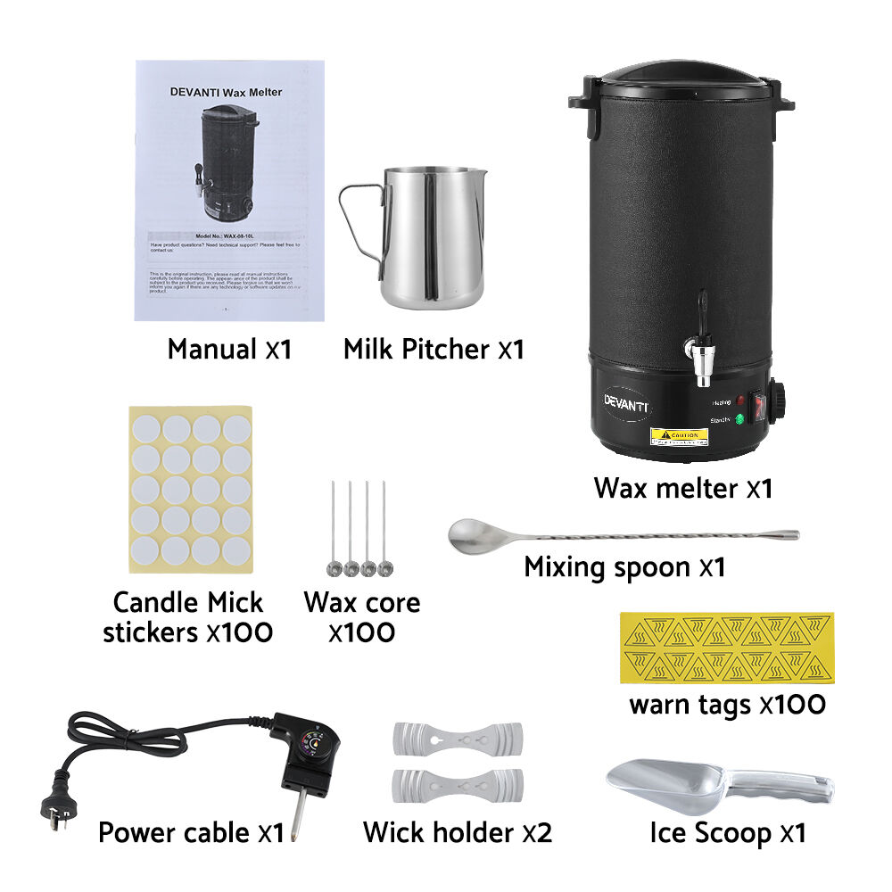 10L Wax Melter Candle Making 1520W Melting Pot Furnace Pour Spout Soap Price