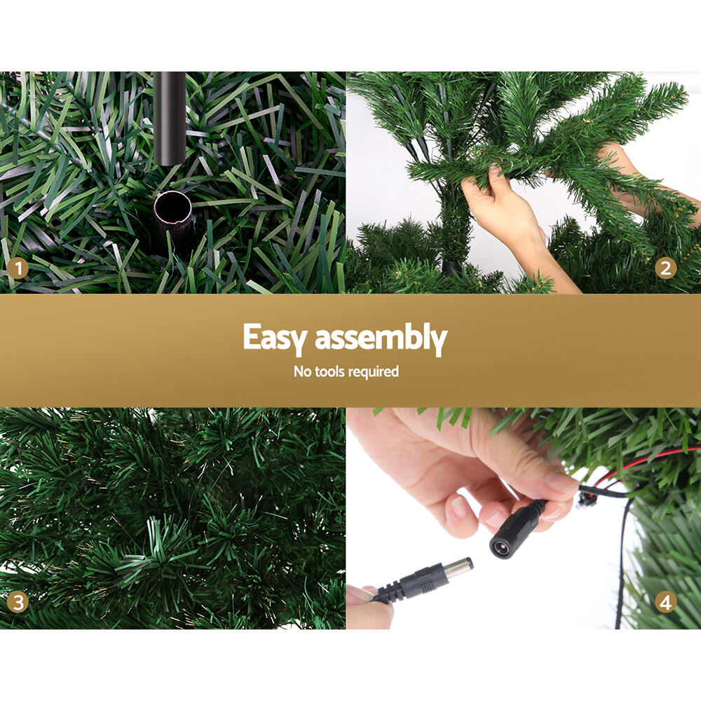 1.8m Christmas Tree Optic Fibre LED Xmas tree 300 Tips Price