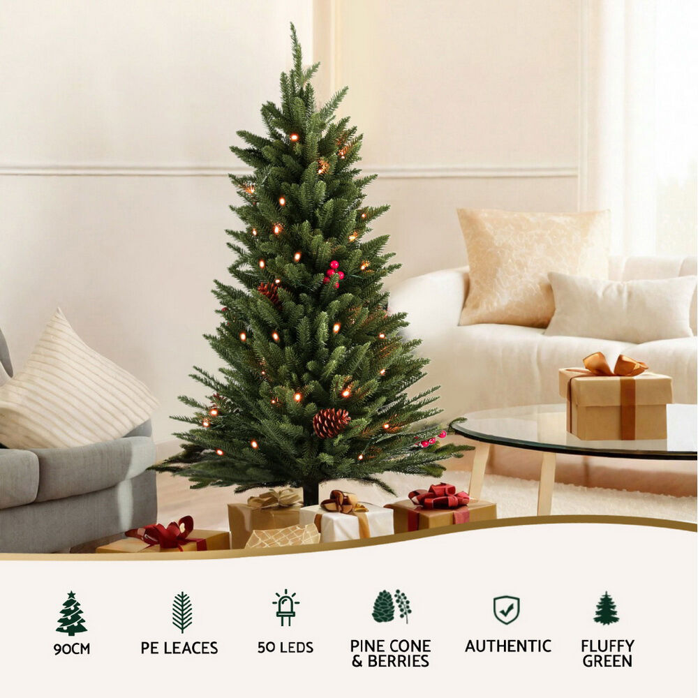 Mini Christmas Tree 90cm LED Xmas Tree Party Decorations Price