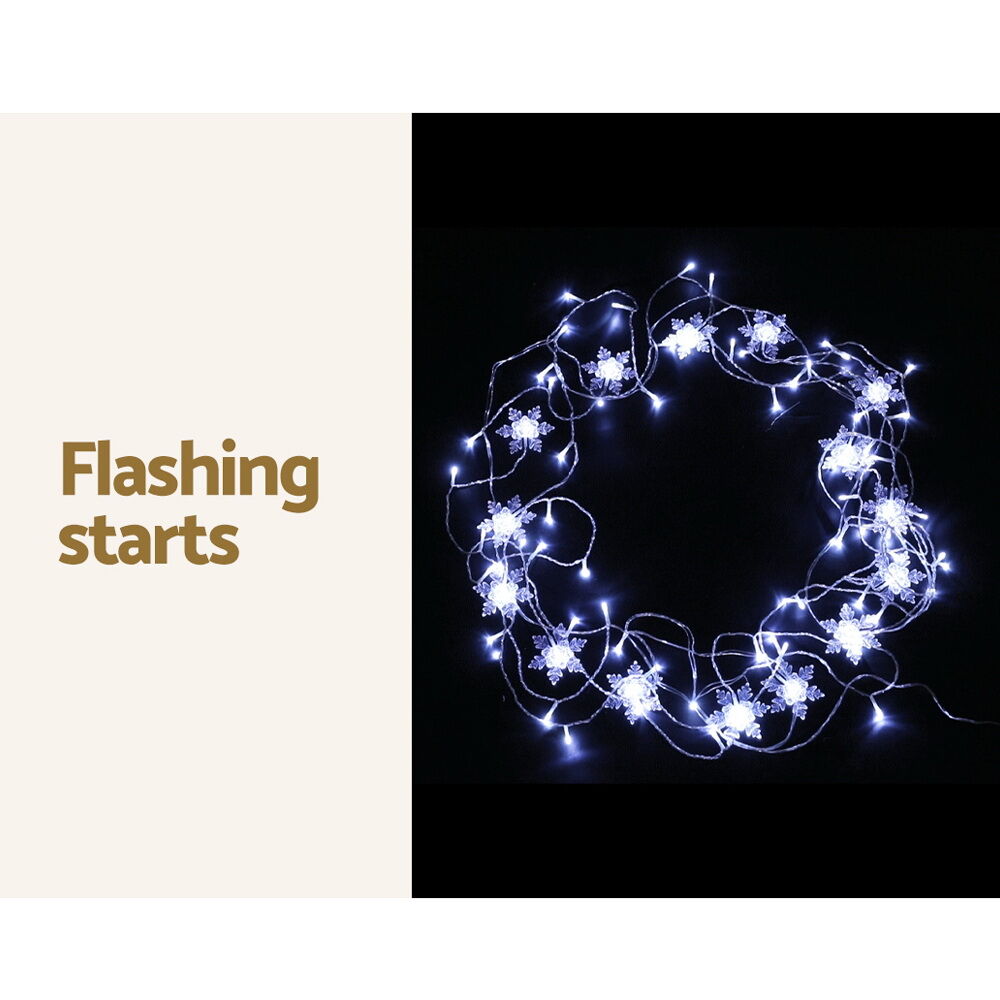 3M Christmas Icicle Lights String Lights 80 LED Solar Powered Price