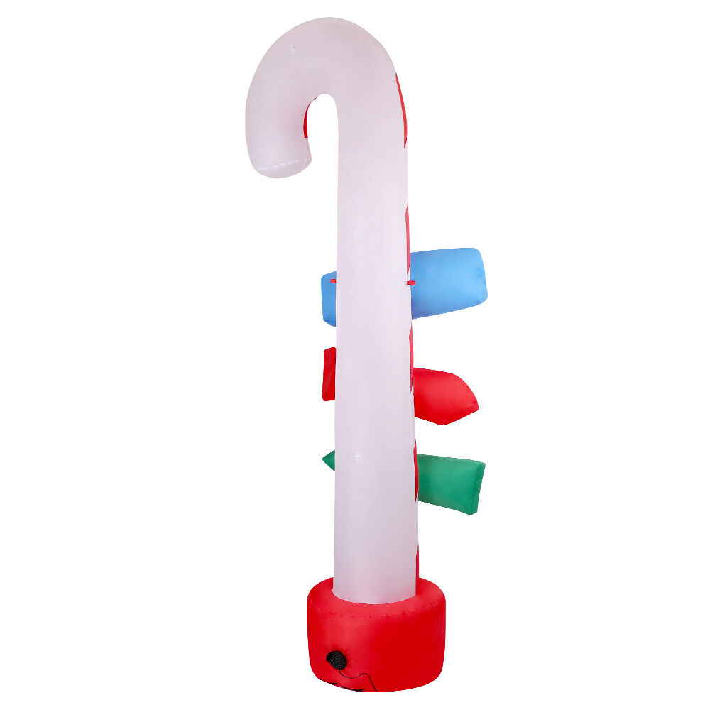 Christmas Inflatable Candy Pole 2.4M Illuminated Decorations Price