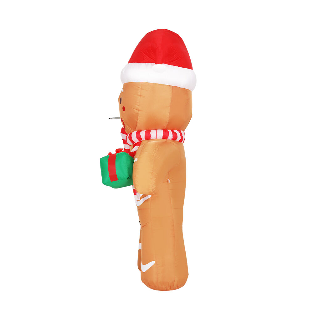 Christmas Inflatable Gingerbread Man 2.4M Illuminated Decorations Price