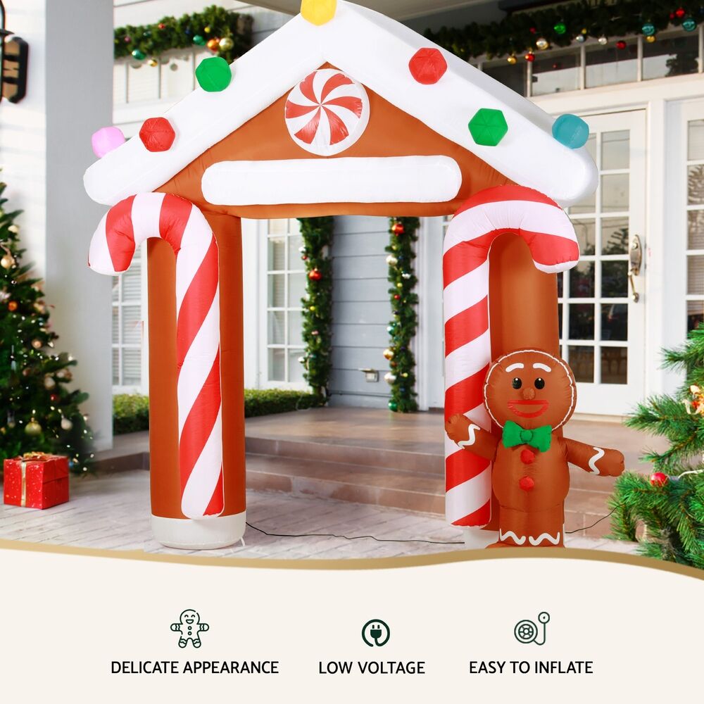 Christmas Inflatable Archwary Ginger 2.8M Illuminated Decorations Price