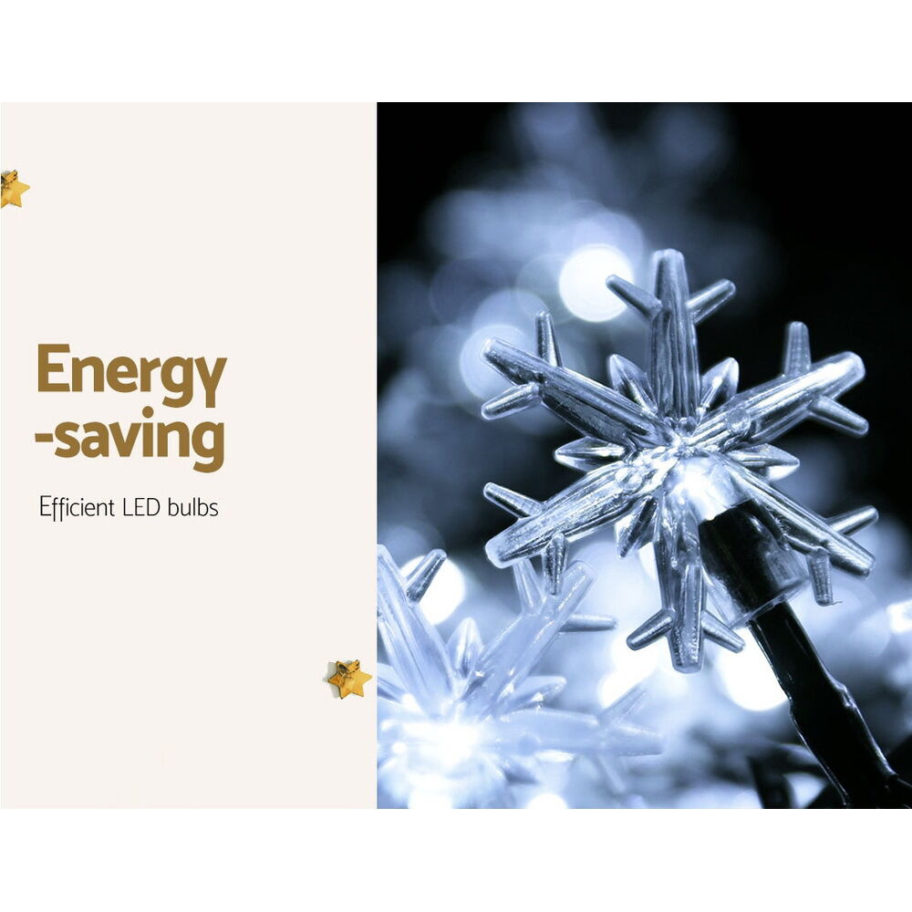 10M Christmas String Lights 100 LED Fairy Decor Cold White Snow Price