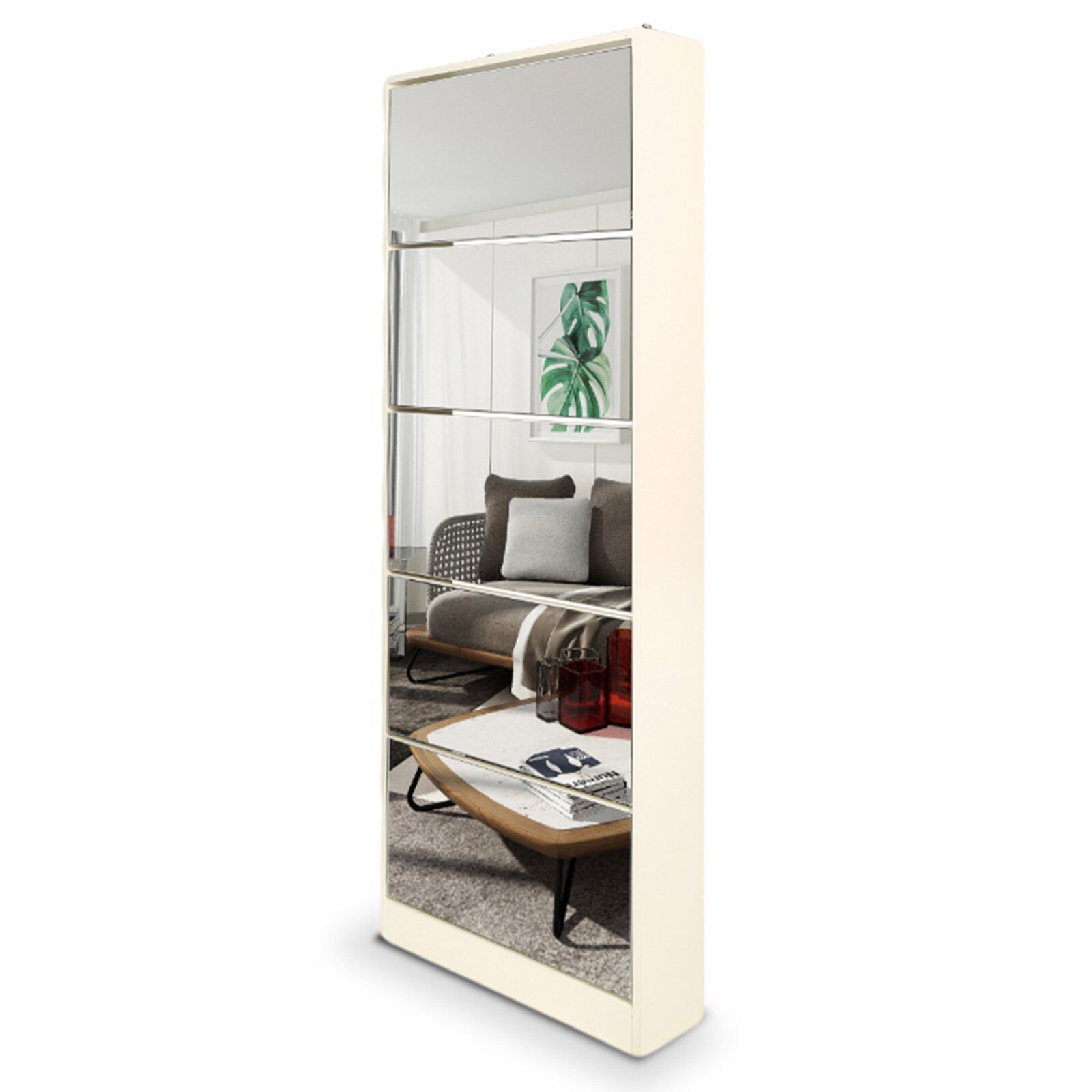 Sarantino 24 Pairs Shoe Cabinet Rack Storage Cupboard Organiser 5 Level Drawers Price
