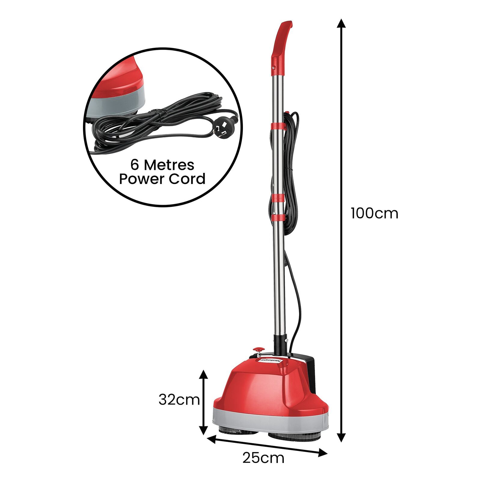 Hauskeeper Electric Floor Polisher Timber Hard Waxer Buffer Cleaner Price