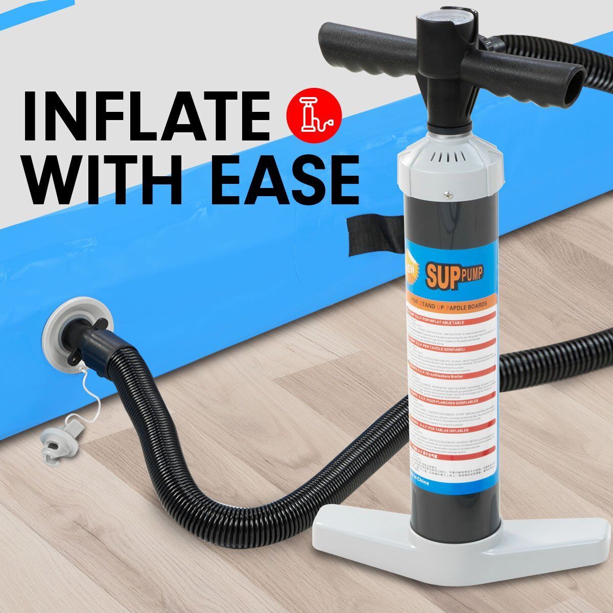 Kahuna Manual Hand SUP Pump for Air Tracks Inflatable Mattresses Price