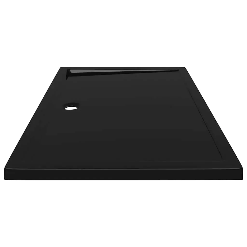 Rectangular ABS Shower Base Tray Black 80x120 cm Price