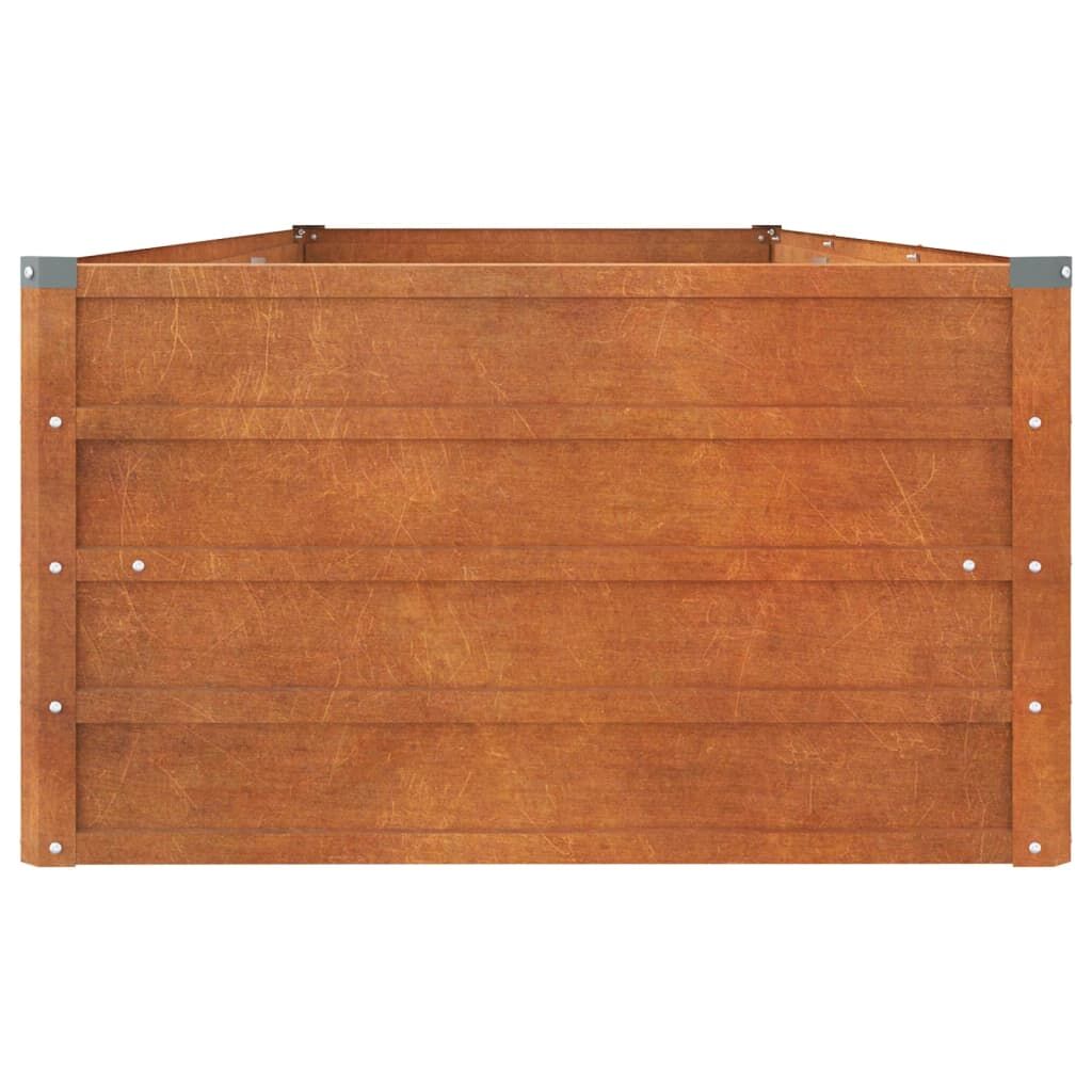 Garden Raised Bed Rusty 240x80x45 cm Corten Steel Price