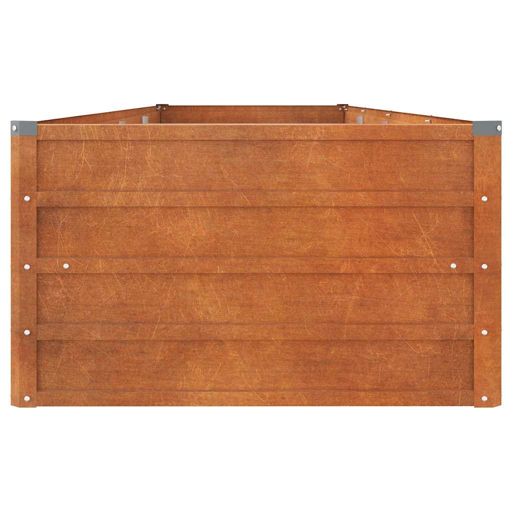 Garden Raised Bed Rusty 320x80x45 cm Corten Steel Price