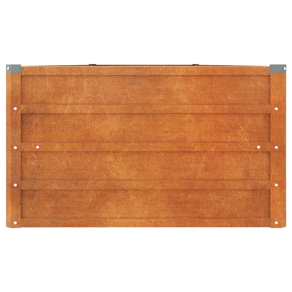 Garden Raised Bed Rusty 400x80x45 cm Corten Steel Price