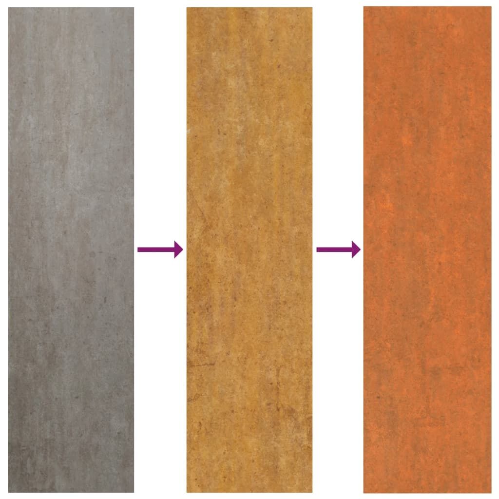 Garden Raised Bed Rusty 480x80x45 cm Corten Steel Price