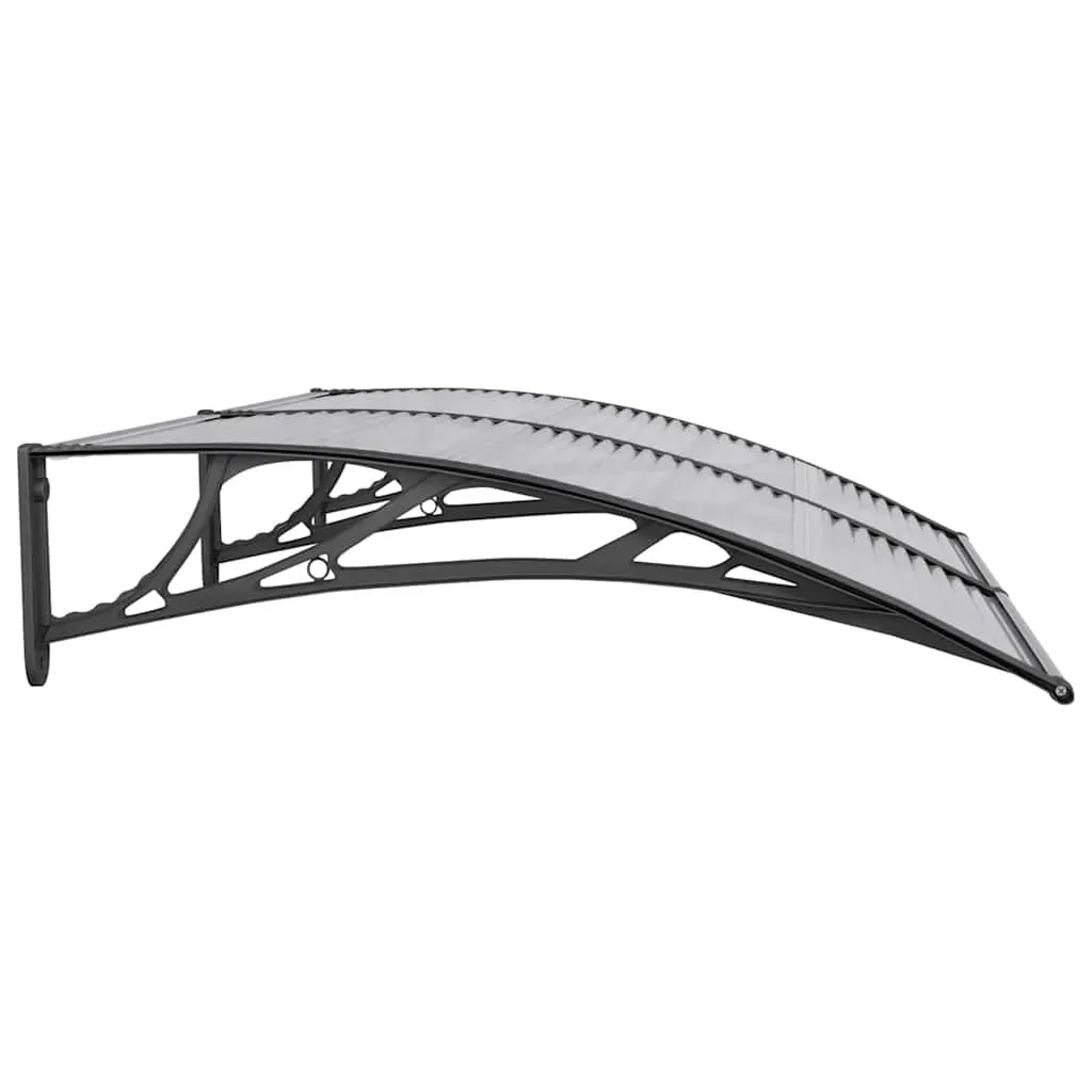 Door Canopy Black 150x100 cm Polycarbonate Price