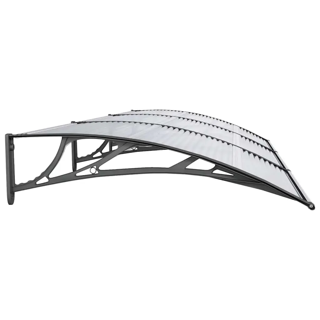 Door Canopy Black 300x100 cm Polycarbonate Price