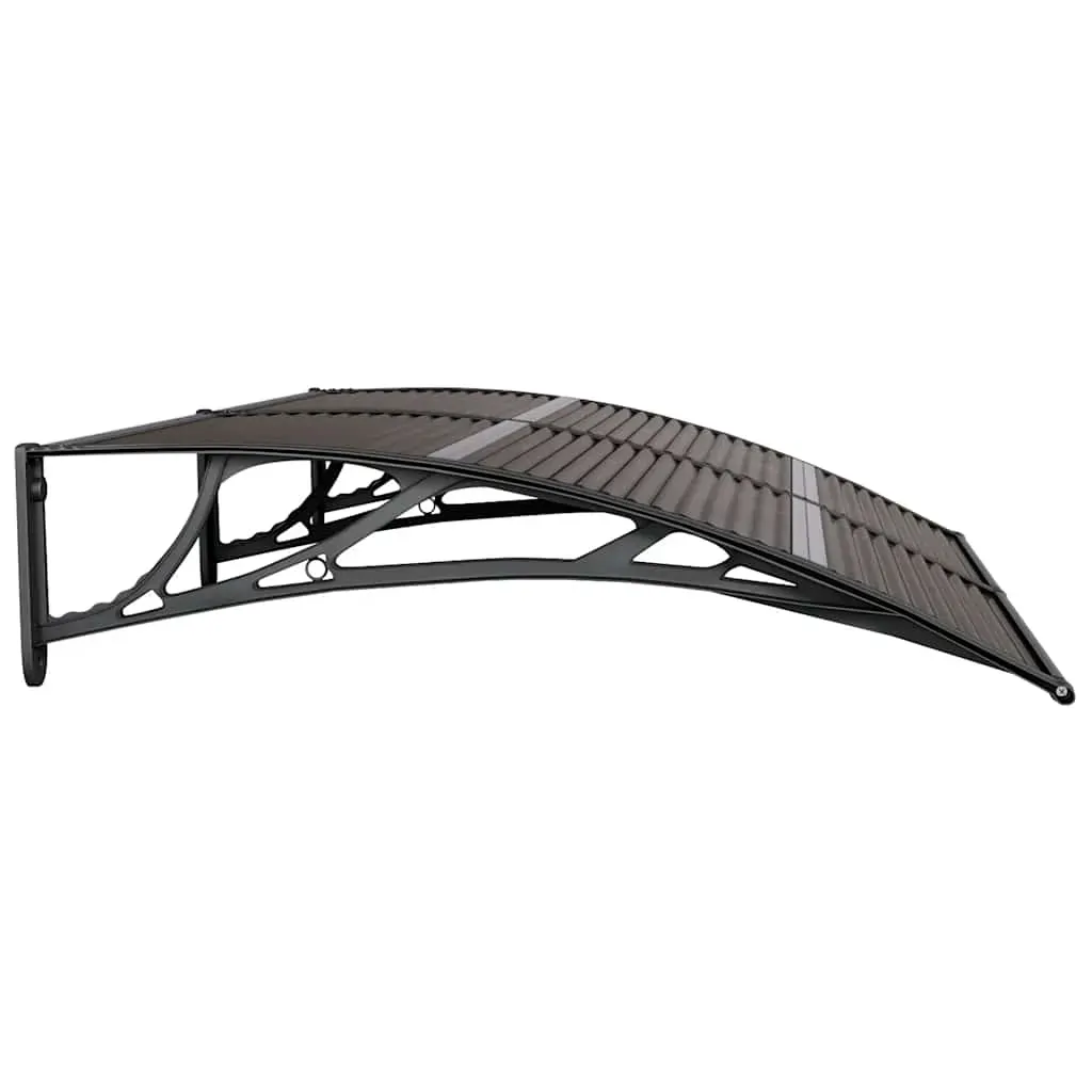 Door Canopy Black 150x100 cm Polycarbonate Price