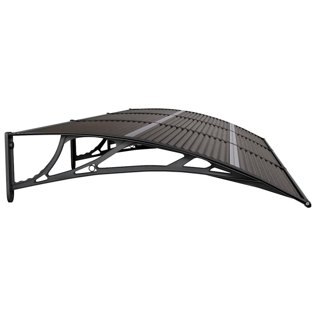 Door Canopy Black 300x100 cm Polycarbonate Price