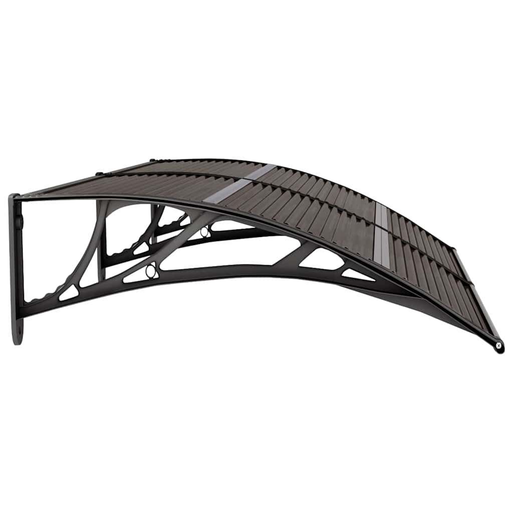 Door Canopy Black 150x75 cm Polycarbonate Price