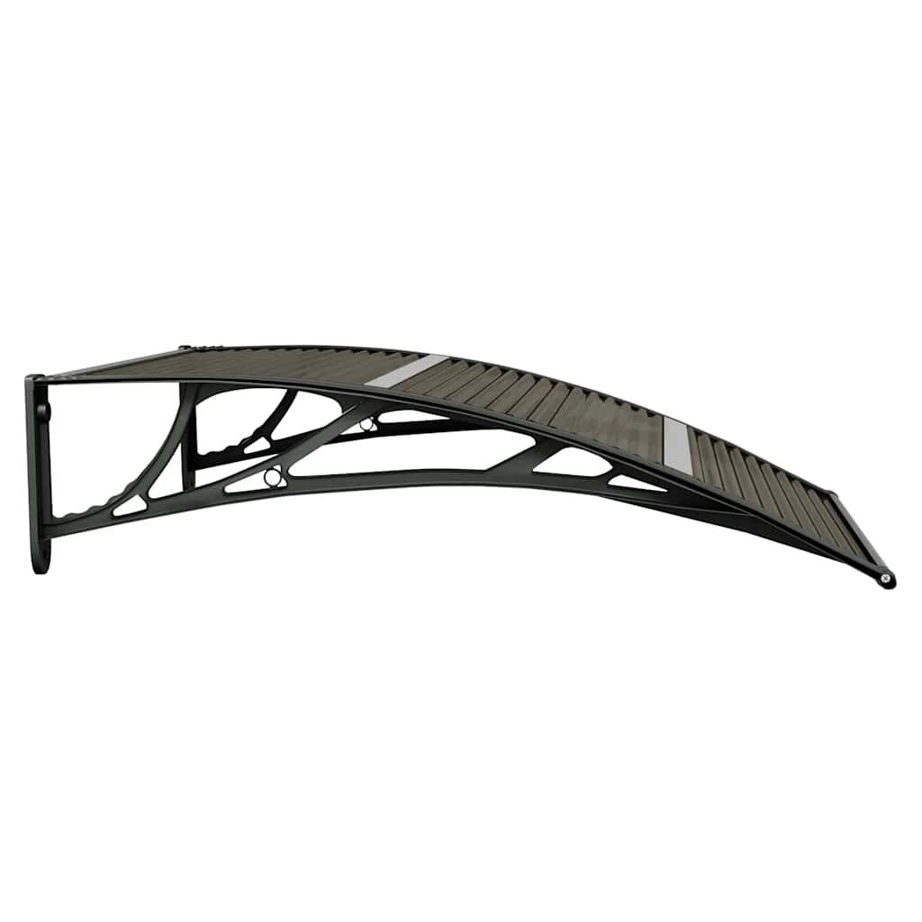 Door Canopy Black 100x80 cm Polycarbonate Price