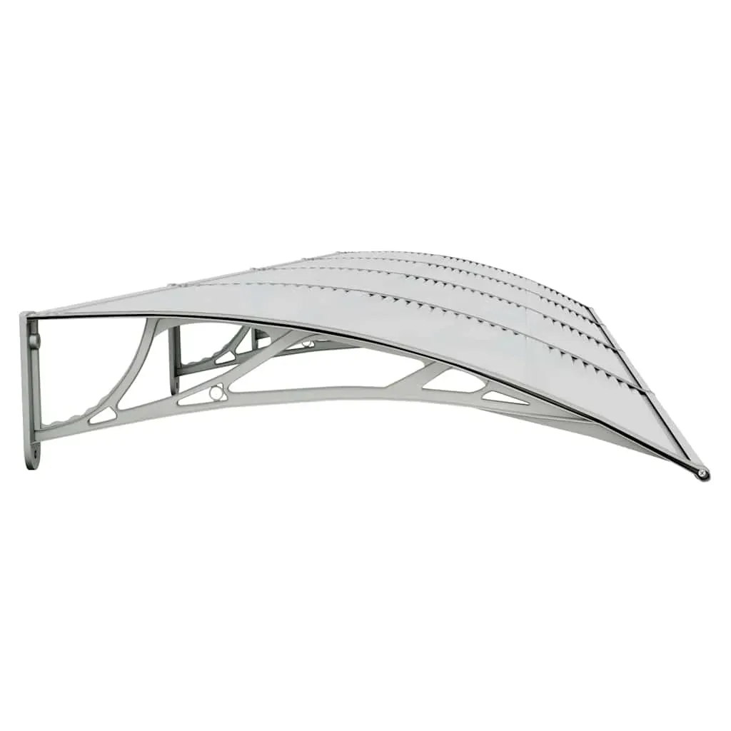 Door Canopy Grey 400x100 cm Polycarbonate Price
