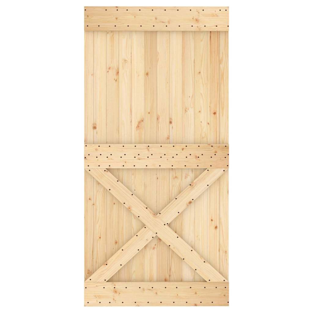 Door NARVIK 100x210 cm Solid Wood Pine Price