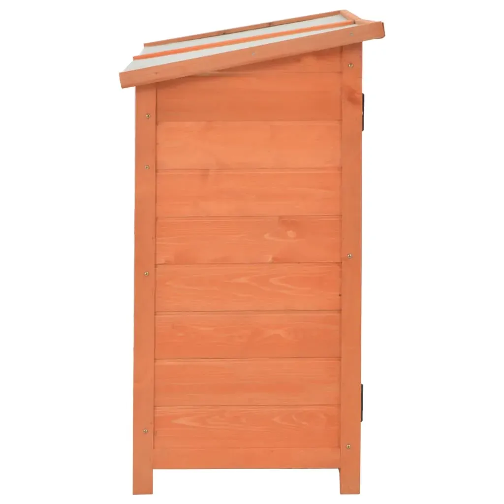 Garden Storage Shed 128x42x91 cm Wood Price