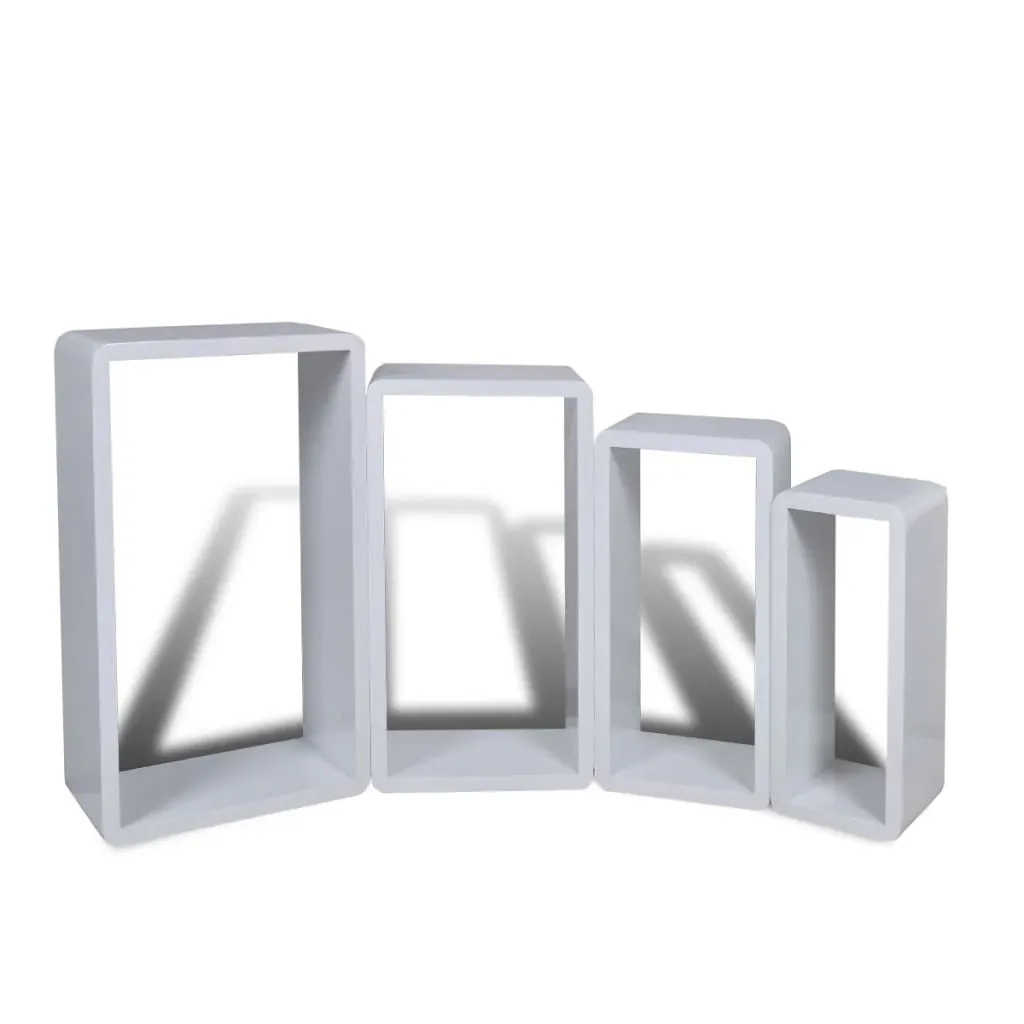 Cuboid shelf set of 4 White Price