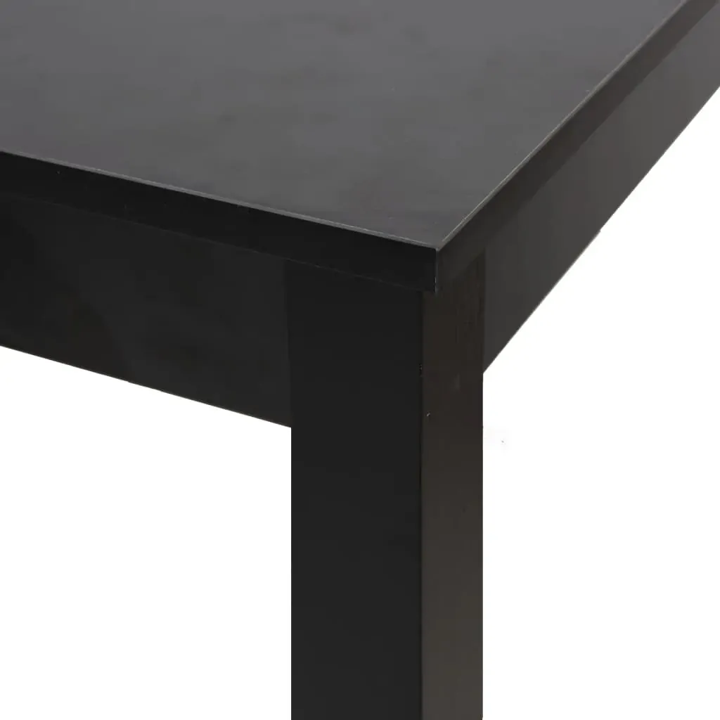 Bar Table MDF Black 115x55x107 cm Price