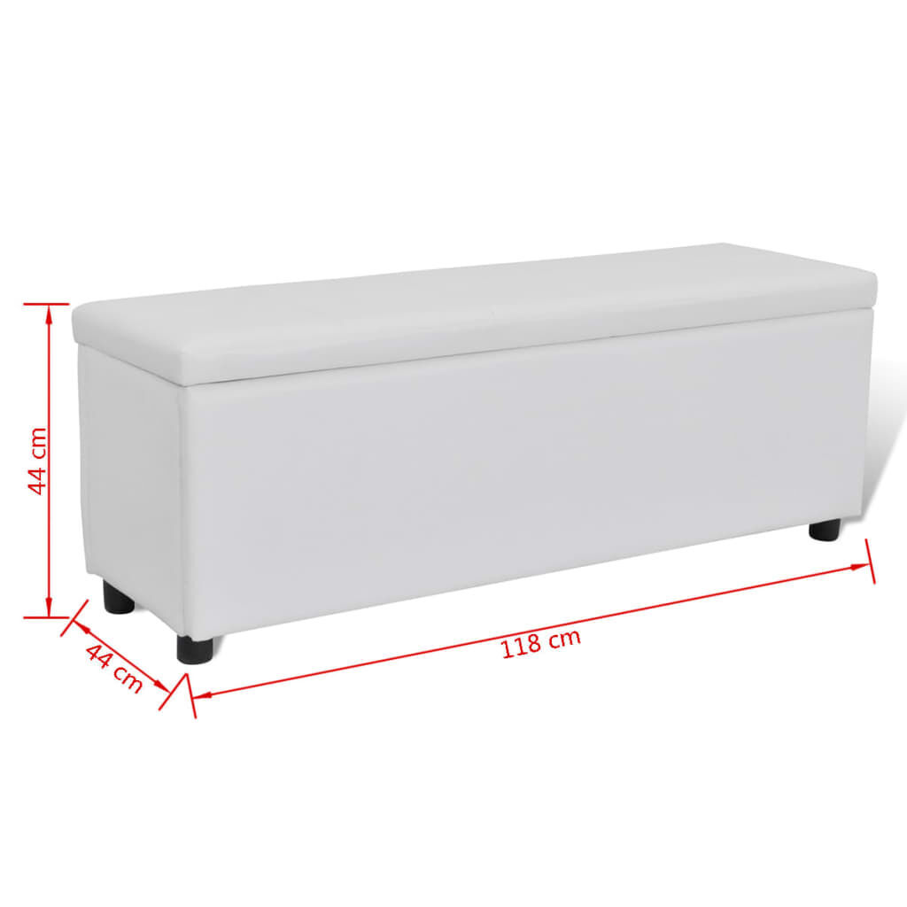 Storage Bench White Medium Size Price
