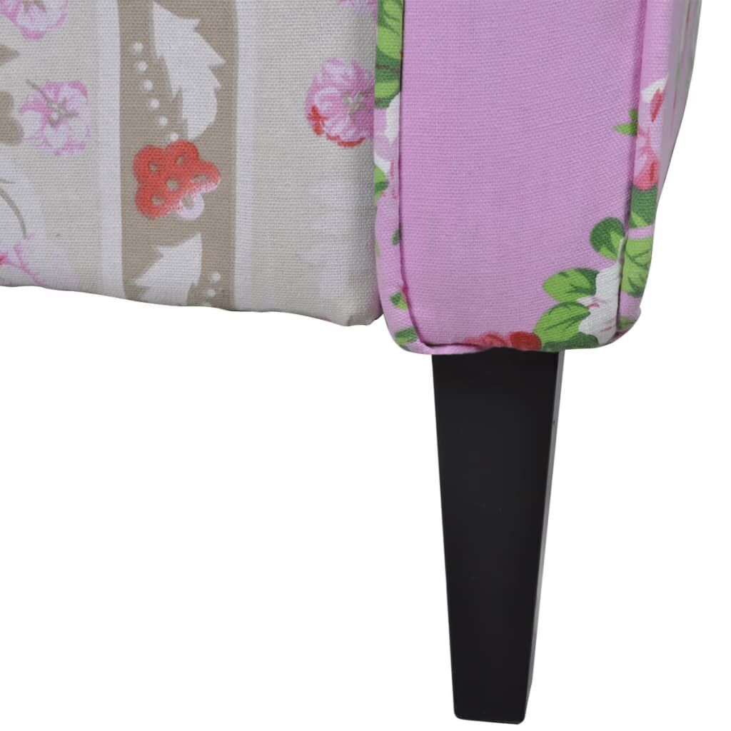 Armchair with Patchwork Design Fabric Price