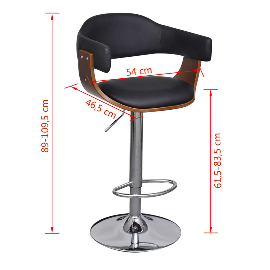 Bar Stools 2 pcs Faux Leather Price