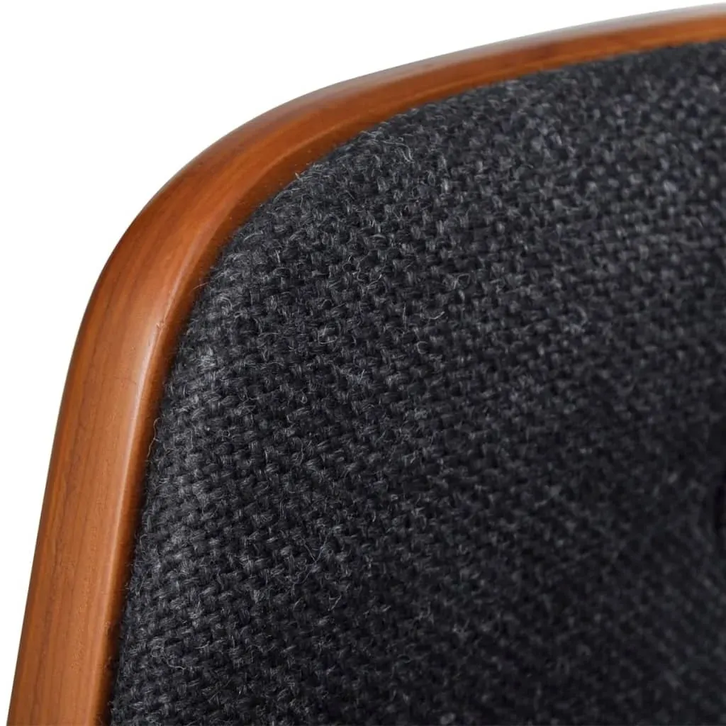 Bar Stools 2 pcs Bent Wood and Fabric Price