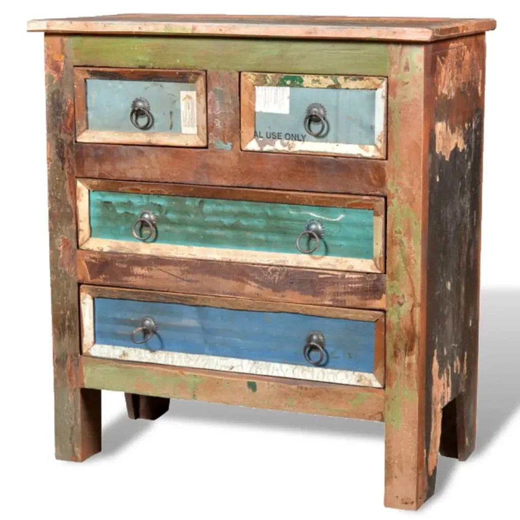 Reclaimed Cabinet Solid Wood with 4 Drawers Price