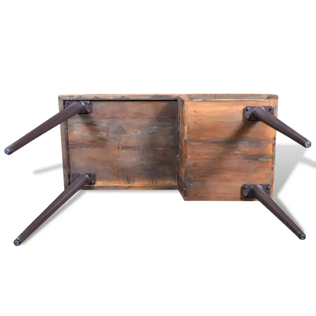 Reclaimed Wood Desk with Iron Legs Price