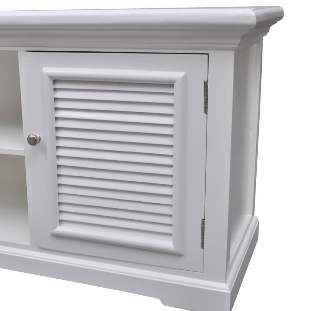 TV Stand White Wood Price