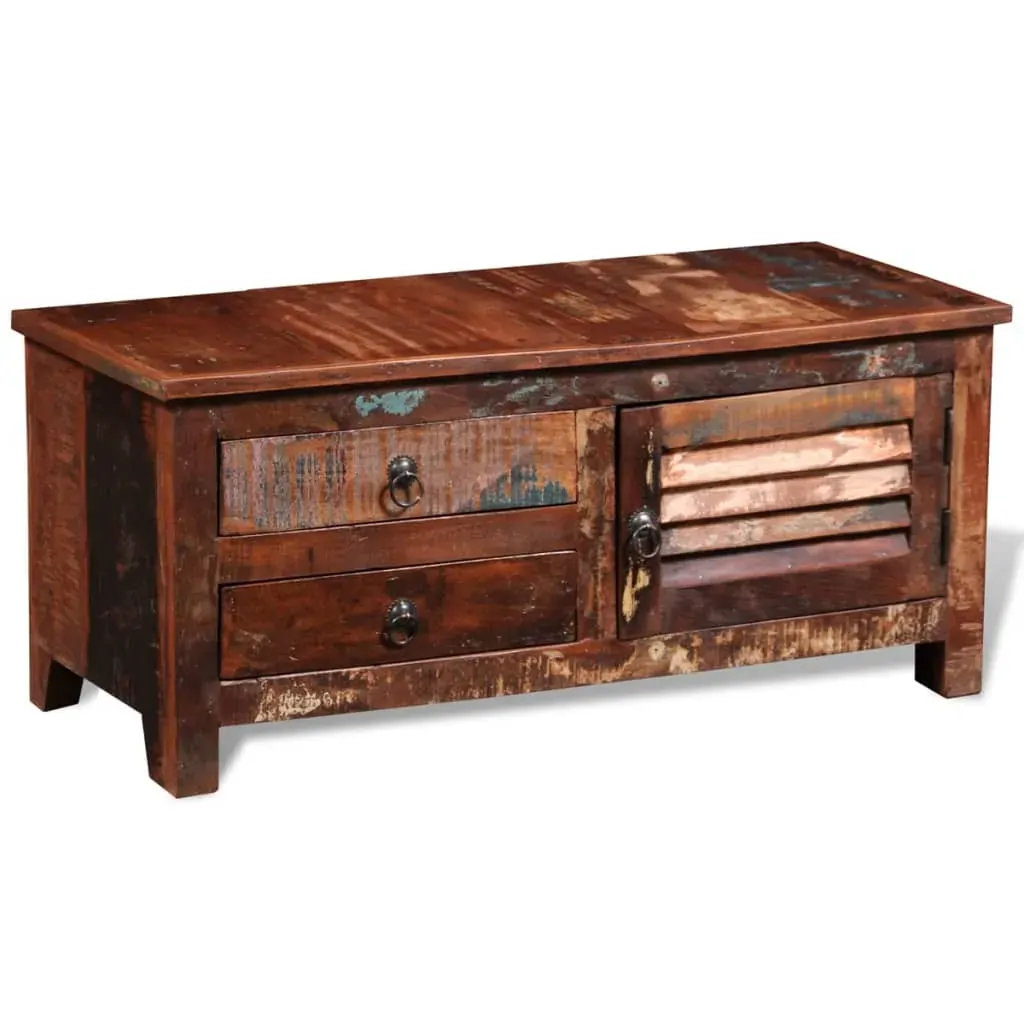 Reclaimed TV Hi-Fi Cabinet Side Cabinet Solid Wood Price