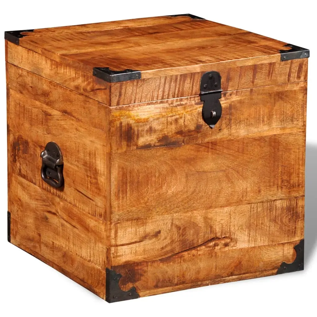 Storage Chest Cubic Rough Mango Wood Price