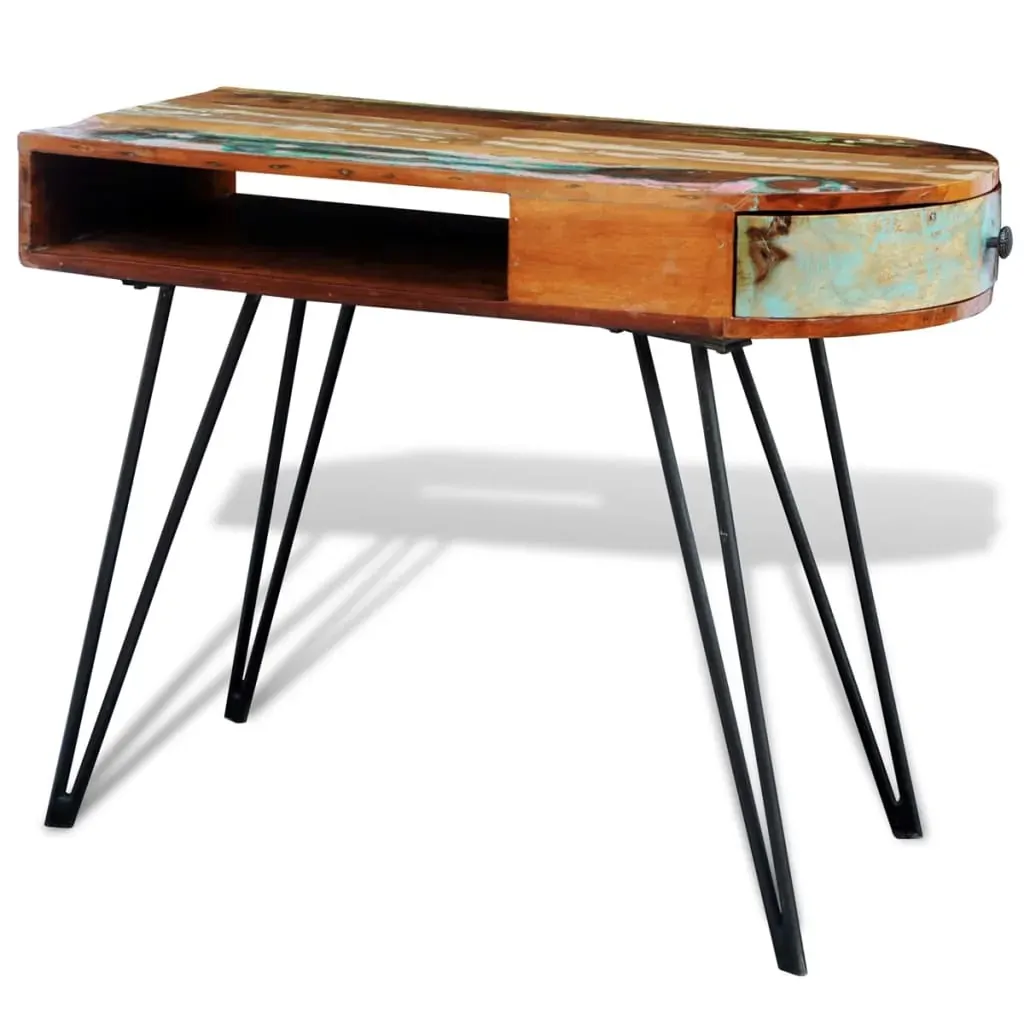 Desk Reclaimed Solid Wood with Iron Legs Price