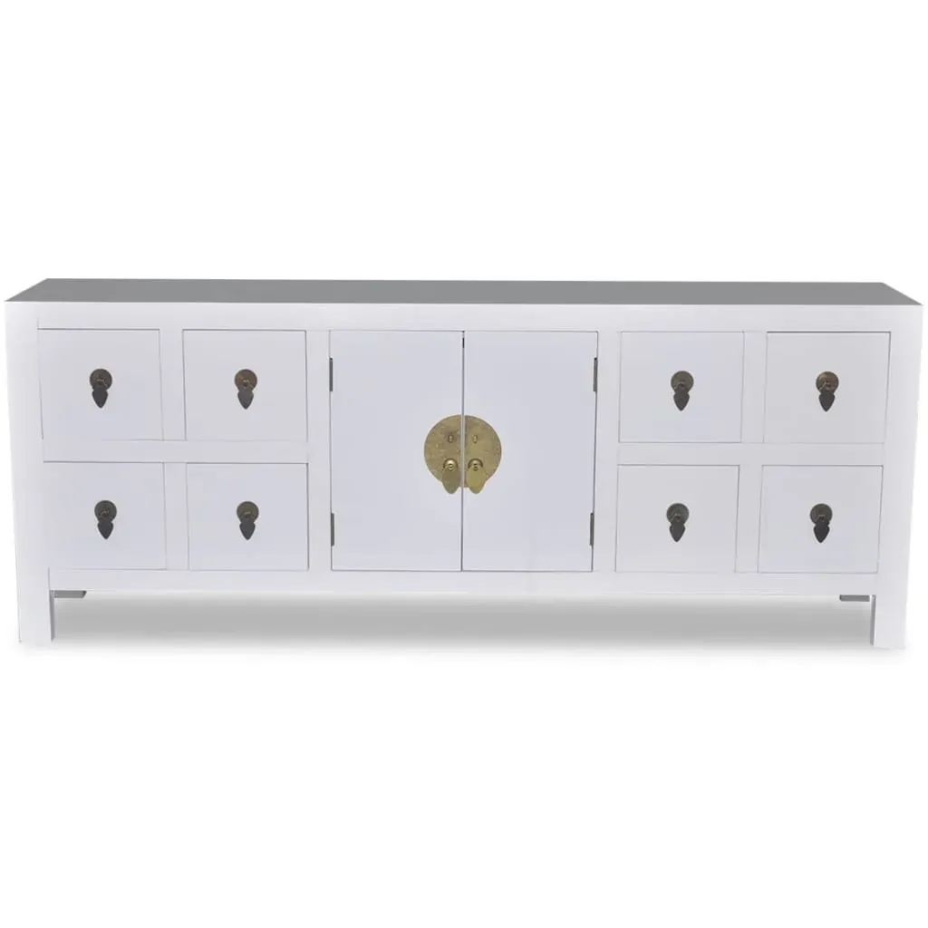 Wooden Sideboard Asian Style with 8 Drawers and 2 Doors Price