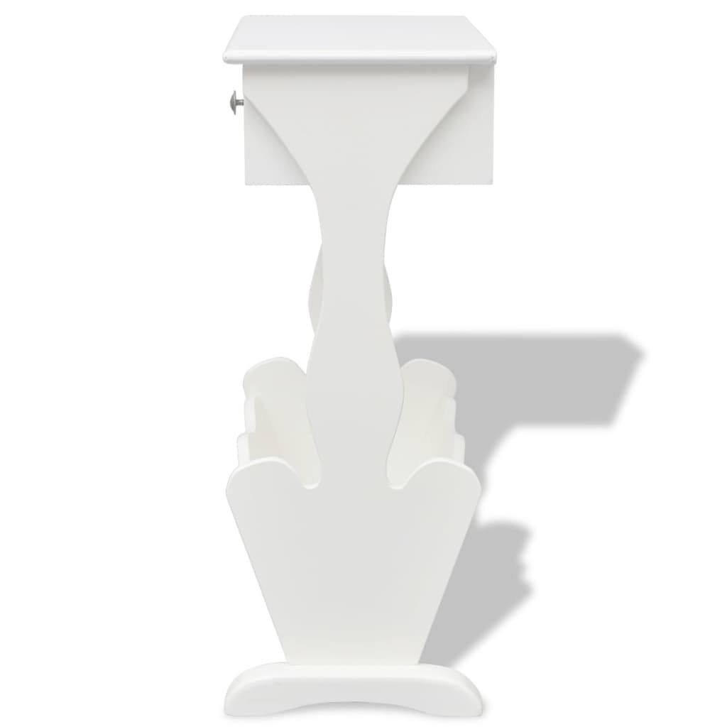 Magazine Rack "Melrose" White Price