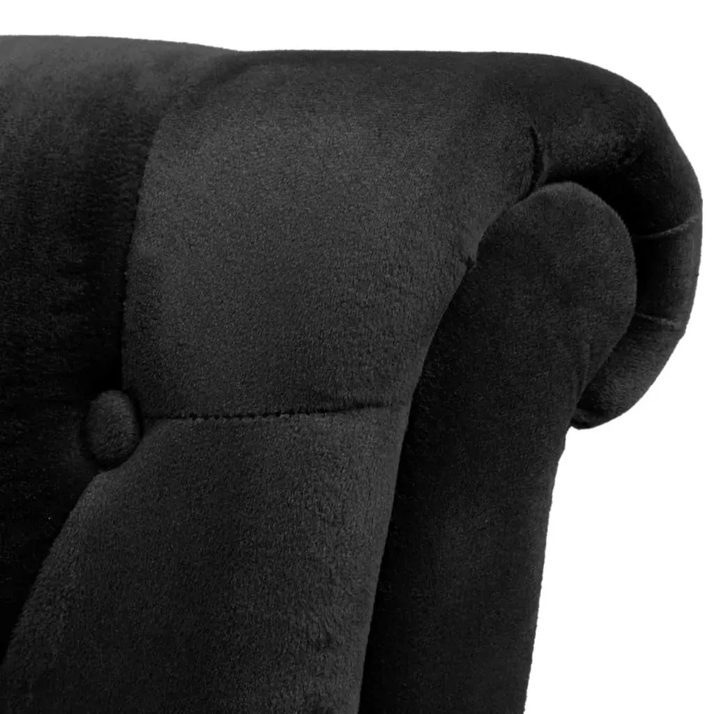 High Back Sofa Chair Black Fabric Price