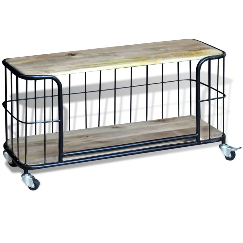 TV Cabinet Solid Mango Wood 100x40x45 cm Price