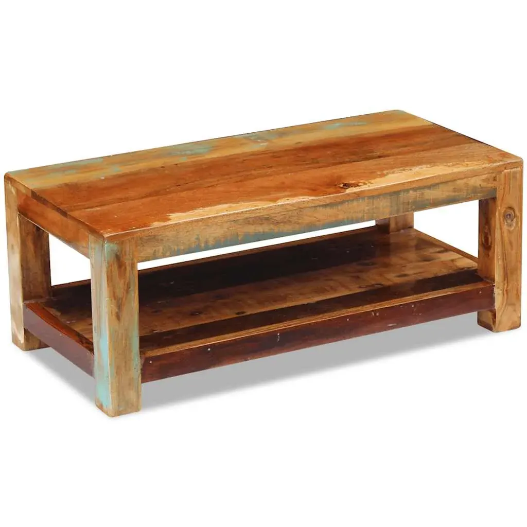 Coffee Table Solid Reclaimed Wood 90x45x35 cm Price